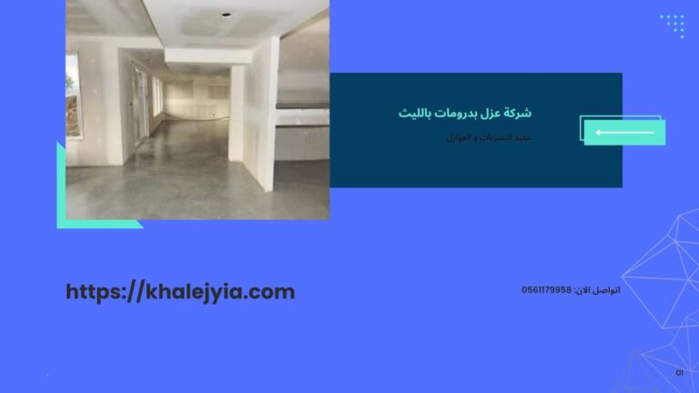 شركة عزل بدرومات بالليث