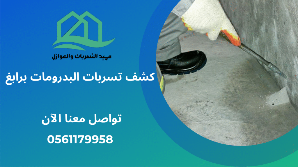 كشف تسربات البدرومات برابغ